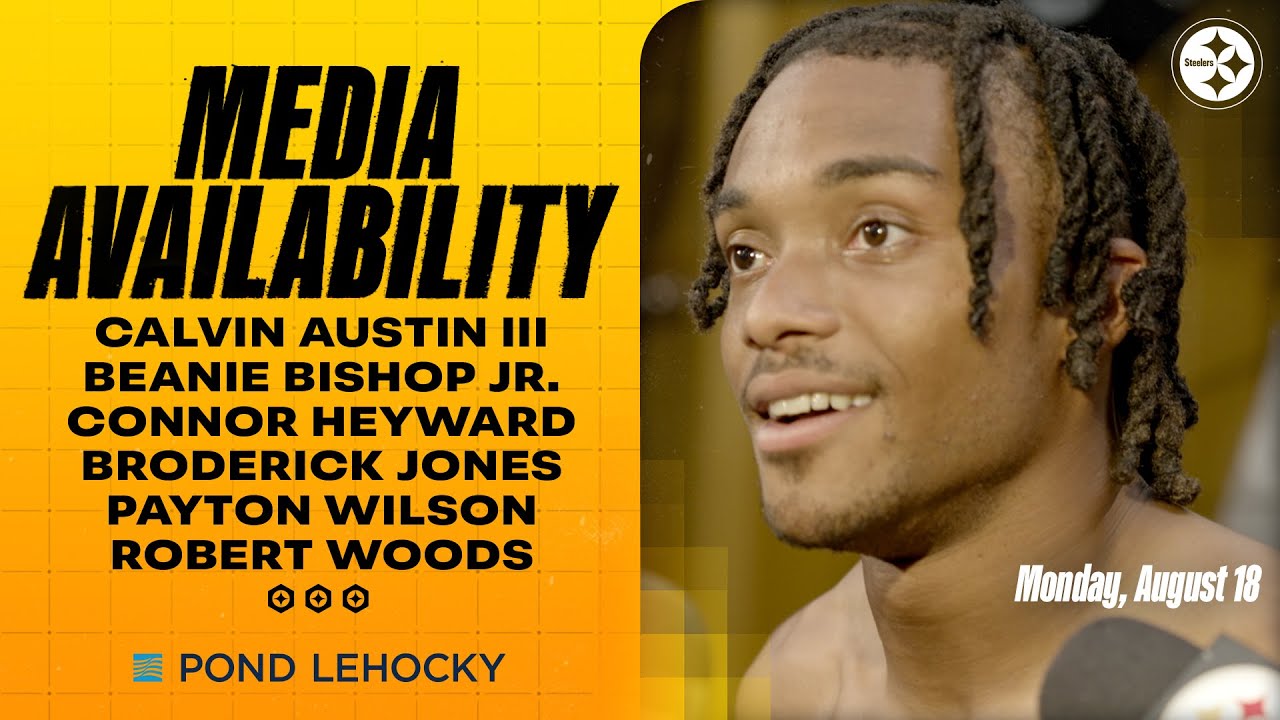 Steelers Player Media Availability (Aug. 18) | Pittsburgh Steelers