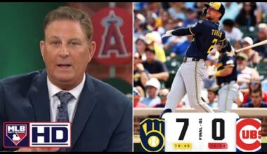 MLB Network | Dan Plesac BREAKING DOWN Milwaukee Brewers blank Cubs 7-0 in Doubleheader - Game 1