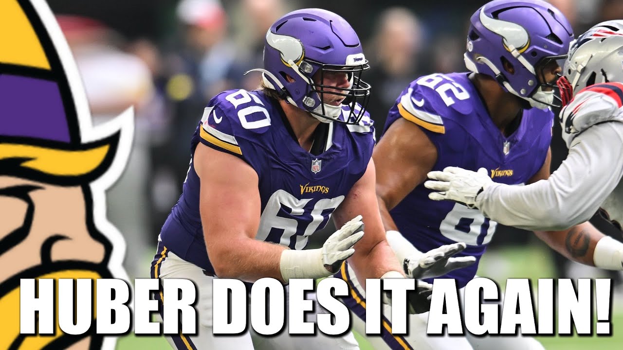 Guard Joe Huber Does It AGAIN for the Minnesota Vikings