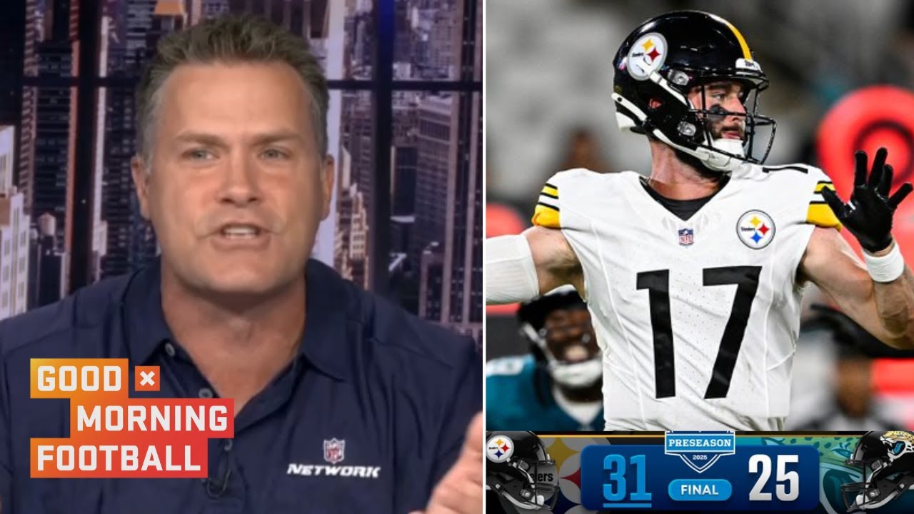 GMFB | "Skylar Thompson plays like a true starting QB!" - Kyle Brandt on Steelers beat Travis' Jags