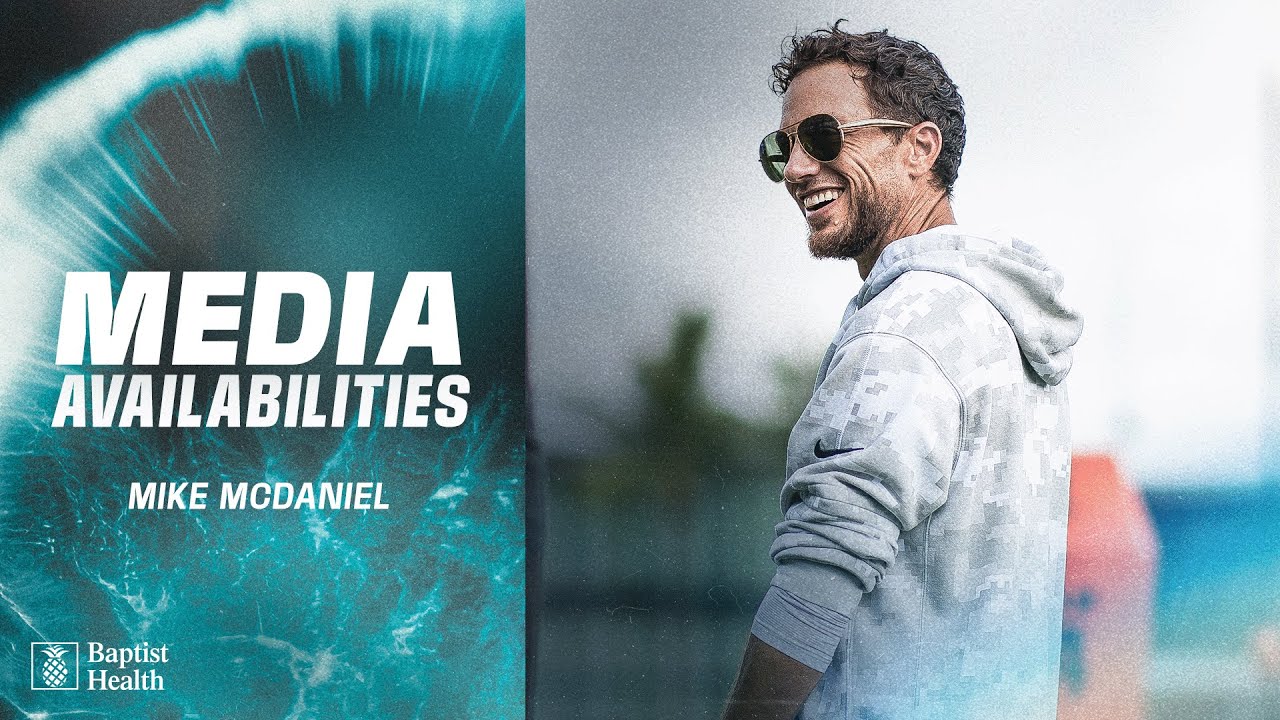 Coach Mike McDaniel meets with the media | Miami Dolphins