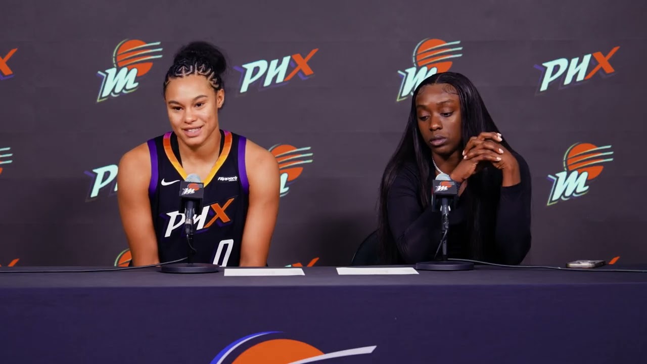 Satou Sabally and Kahleah Copper Postgame Press Conference vs. Las Vegas Aces | August 15, 2025