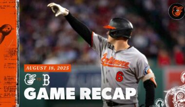 Orioles vs. Red Sox Game Recap (8/18/25) | MLB Highlights | Baltimore Orioles