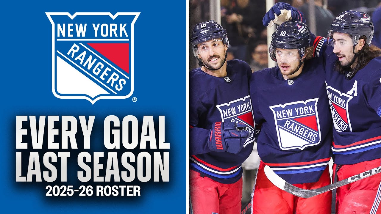 EVERY GOAL last season from the 2025-26 NEW YORK RANGERS 🗽 #32in32