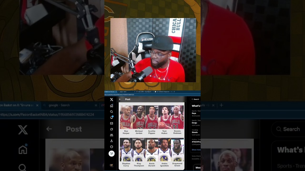 96’ Chicago Bulls vs 16’ G.S. Warriors 🤔 #basketball #chicagobulls #nba