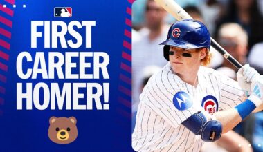 FIRST CAREER HOMER! Cubs No. 1 prospect Owen Caissie blasts his first big league home run!