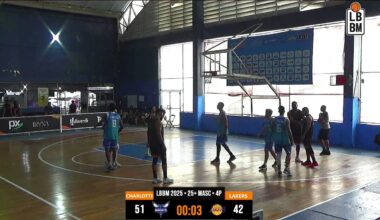 CHARLOTTE HORNETS X LOS ANGELES LAKERS • 25+ MASC • LBBM 2025 • SEMIFINAL JOGO 1