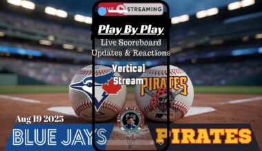 Vertical: Toronto Blue Jays vs Pittsburgh Pirates | MLB Live Stream Play-by-Play, Reactions & Chat
