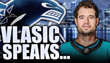 MARC-EDOUARD VLASIC NAMES THE CANUCKS AS HIS POTENTIAL NEXT TEAM: REVENGE ON THE SHARKS?