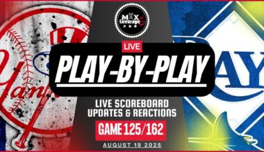 🔴LIVE New York Yankees vs Tampa Bay Rays - Play-By-Play & Reactions (8/19/25)