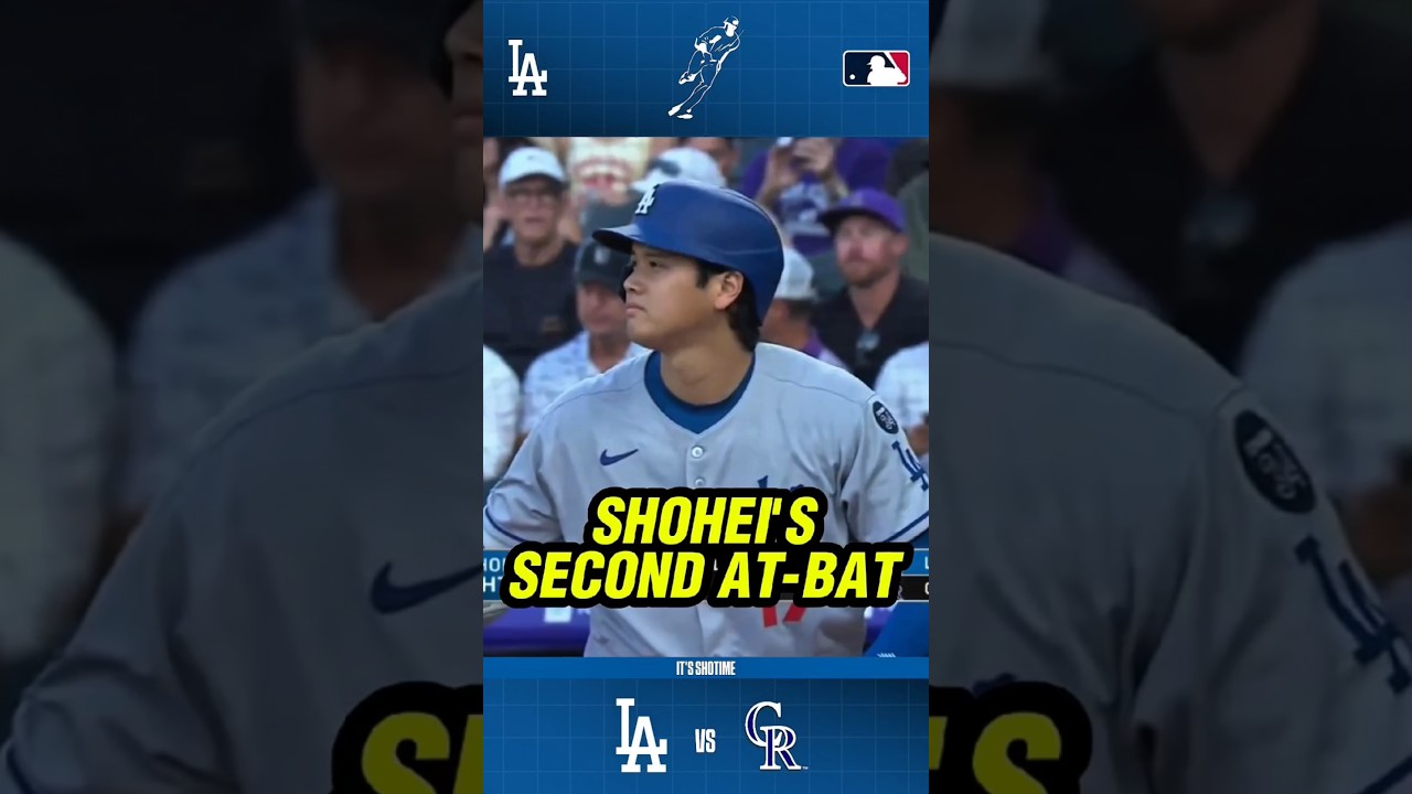 Shohei’s Second At-Bat in 2nd Inning vs Rockies