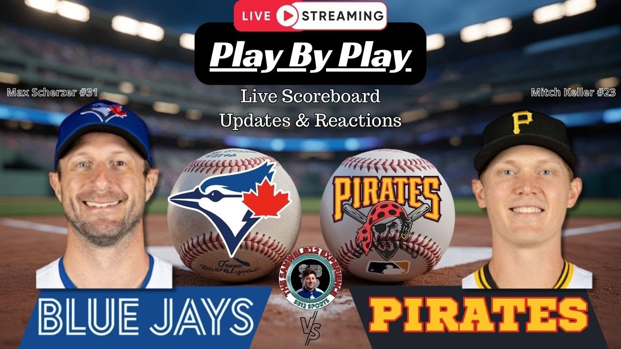 🧢 LIVE:  Toronto Blue Jays VS Pittsburgh Pirates MLB Showdown & Reactions!