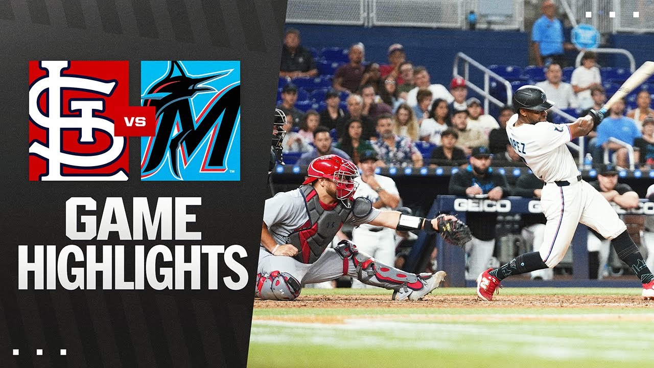 Cardinals vs. Marlins Game Highlights (8/19/25) | MLB Highlights