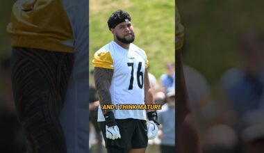 Pittsburgh’s Future on the O-Line is LOOKING STRONG 💪 #pittsburghsteelers #steelers #nfl