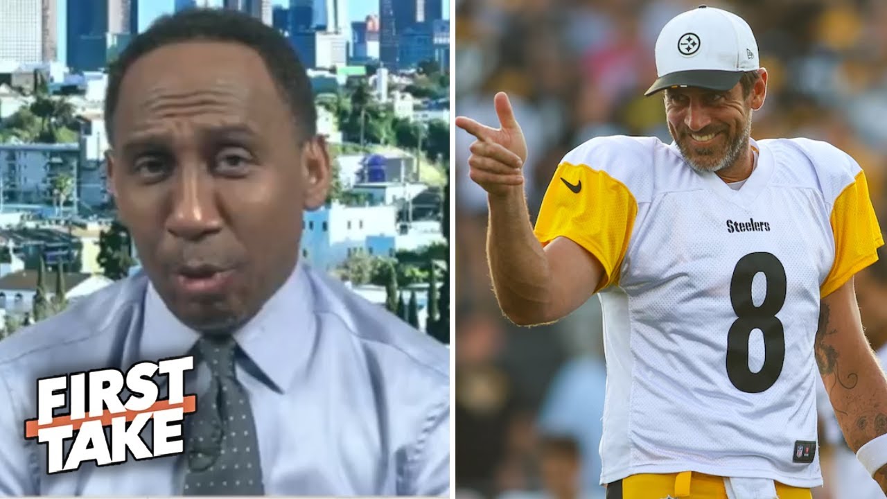 FIRST TAKE | Don't sleep on Pit's O-line under Rodgers - Stephen A.: Steelers are LEGIT SB contender