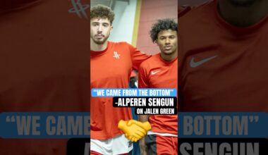 Alperen Şengün Speaks on Jalen Green 👀