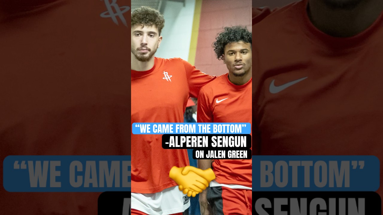 Alperen Şengün Speaks on Jalen Green 👀