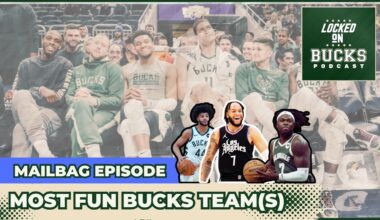 Summer Mailbag Part 4:  Most Fun Bucks Team, Another Cap Space Summer and the 15th Roster Spot