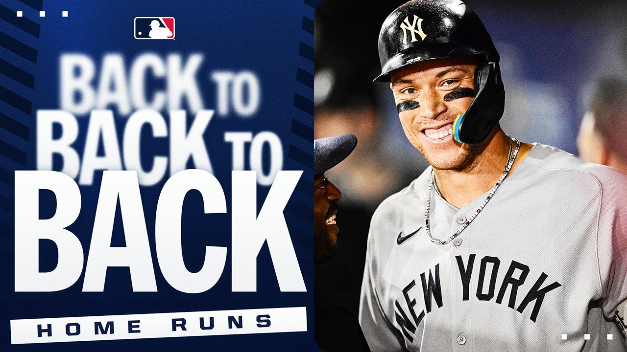 EVERY time the Yankees have hit back-to-back-to-back home runs this season!
