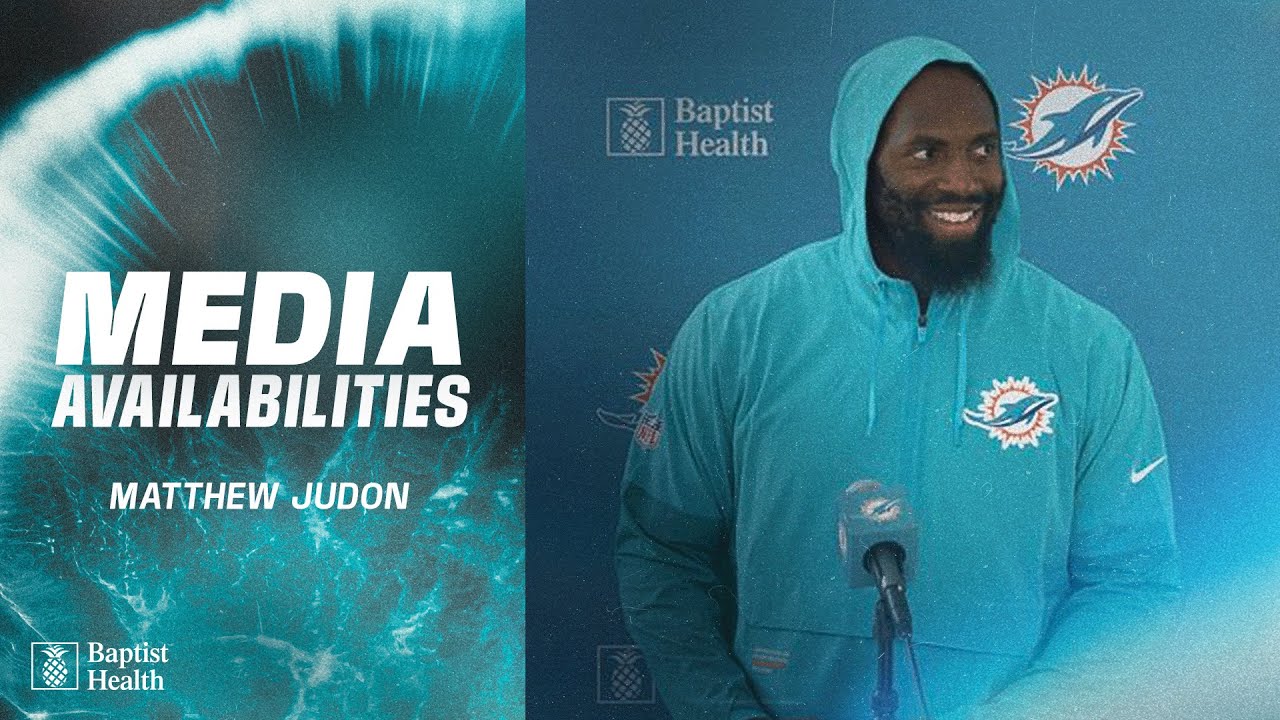 Matthew Judon meets with the media | Miami Dolphins