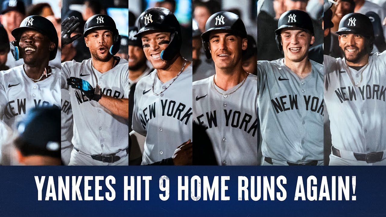 ALL NINE Home Runs from Record-Tying Game | NEW YORK YANKEES 2025