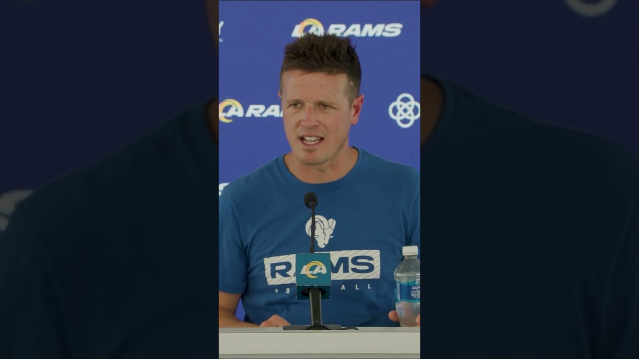 "It's been fun to have him back" 🙌 #nfl #rams #shorts