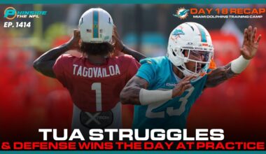 Tua Struggles & Defense Wins The Day At Miami Dolphins Training Camp!