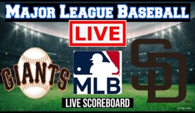 Live: San Francisco Giants Vs San Diego Padres | MLB | Play by Play | Live Scoreboard