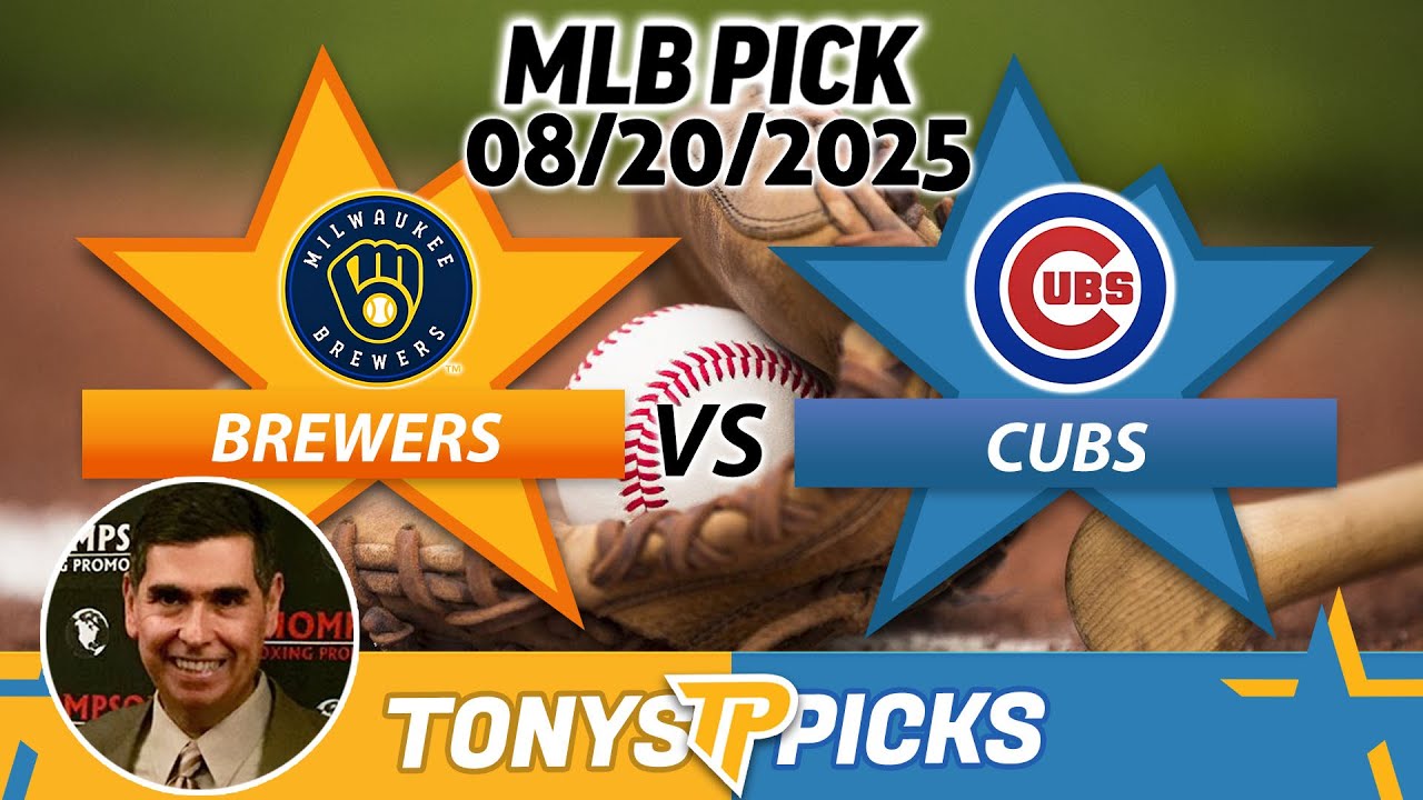 Milwaukee Brewers vs Chicago Cubs Pick 8/20/25 MLB Pick Prediction