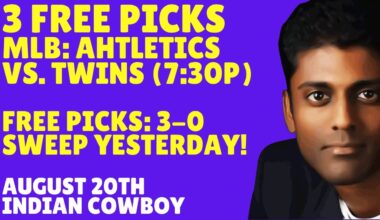 MLB Picks and Predictions - Oakland Athletics vs Minnesota Twins, 8/20/25 Free Best Bets & Odds