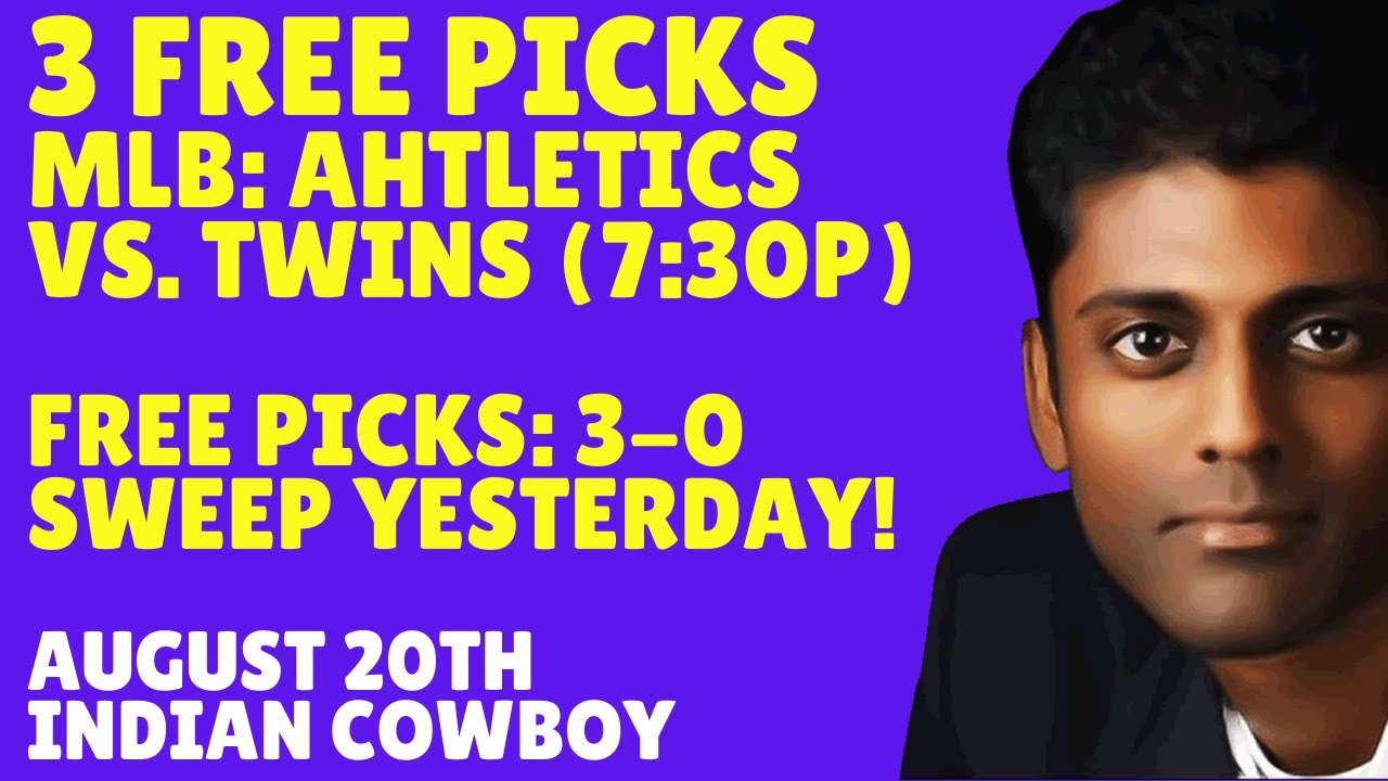 MLB Picks and Predictions - Oakland Athletics vs Minnesota Twins, 8/20/25 Free Best Bets & Odds