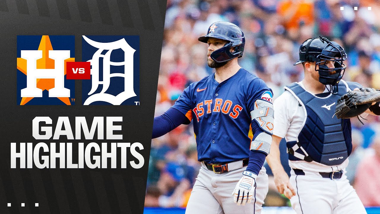 Astros vs. Tigers Game Highlights (8/20/25) | MLB Highlights