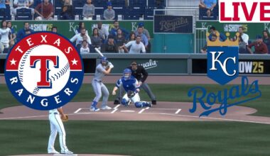 🔴LIVE 🔴Texas Rangers vs Kansas City Royals / August 18//MLB THE SHOW 25