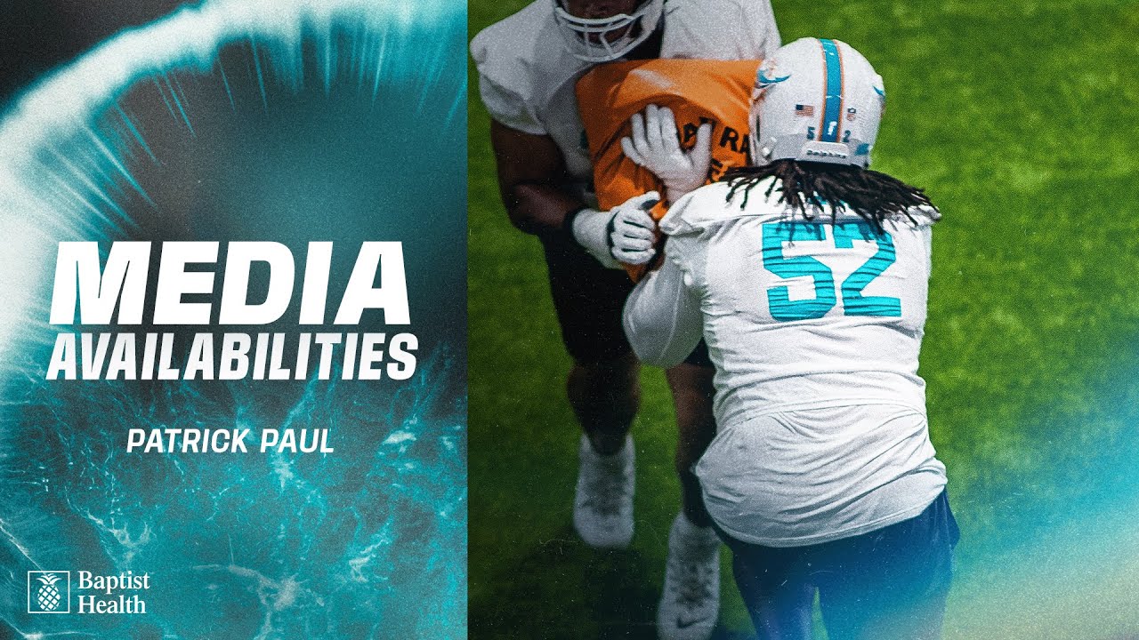 Patrick Paul meets with the media | Miami Dolphins