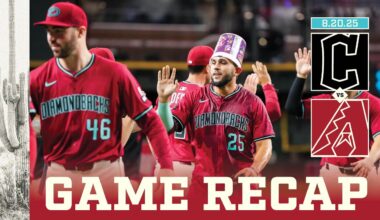 Guardians vs. D-backs Game Highlights (8/20/25) | MLB Highlights | Arizona Diamondbacks