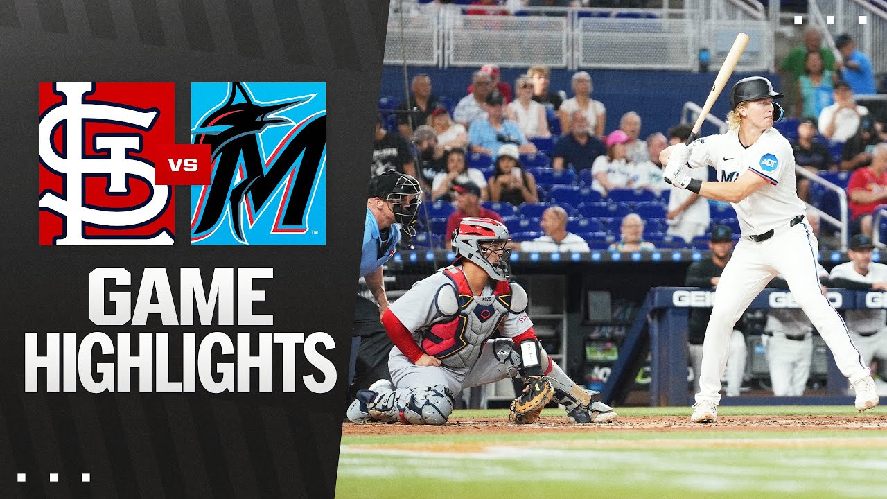 Cardinals vs. Marlins Game Highlights (8/20/25) | MLB Highlights