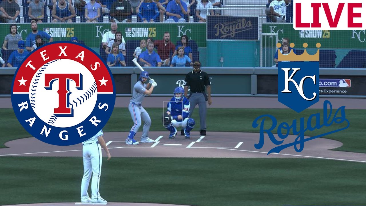 🔴LIVE 🔴Texas Rangers vs Kansas City Royals / August 20/MLB THE SHOW 25
