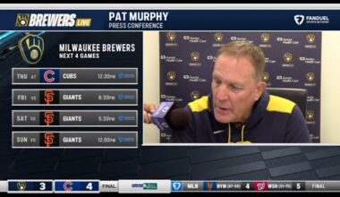 Pat Murphy sounds off on Milwaukee Brewers’ 3-game losing streak; fall to Chicago Cubs 4-3