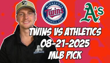 Minnesota Twins vs Oakland Athletics 8/21/25 MLB Pick & Prediction | MLB Betting Tips