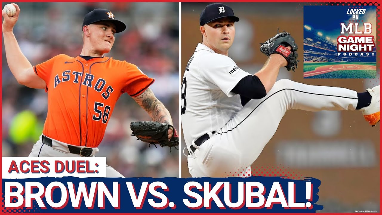 MLB GAME NIGHT: ACES Face Off - Houston Astros' Hunter Brown vs. Detroit Tigers' Tarik Skubal!