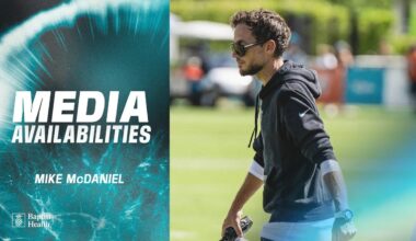Coach McDaniel meets with the media | Miami Dolphins