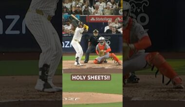 OH SHEETS X2 😤 #mlb #sportshighlights #homerun #baseball #sandiegopadres #baseballhighlights