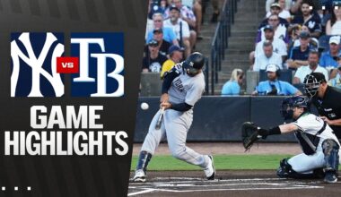 Yankees vs. Rays Game Highlights (8/20/25) | MLB Highlights