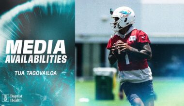 QB Tua Tagovailoa meets with the media | Miami Dolphins