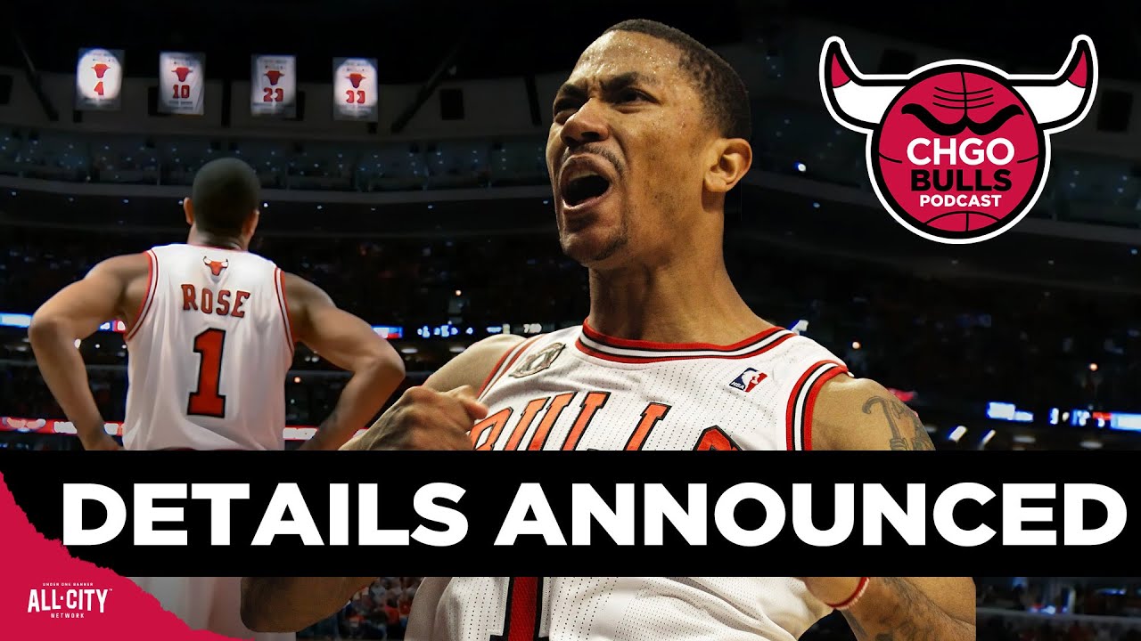 Chicago Bulls REVEAL Derrick Rose Jersey Retirement Date and Details! | CHGO Bulls Podcast