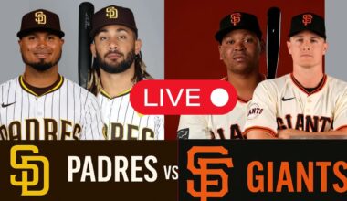 Padres Vs Giants l Juego En Vivo l MLB