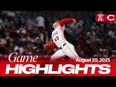 Reds vs. Angels Game Highlights (8/20/25) | MLB Highlights