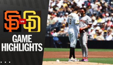 Giants vs. Padres Game Highlights (8/21/25) | MLB Highlights
