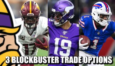 Three BLOCKBUSTER Wide Receiver Trade Options for the Minnesota Vikings