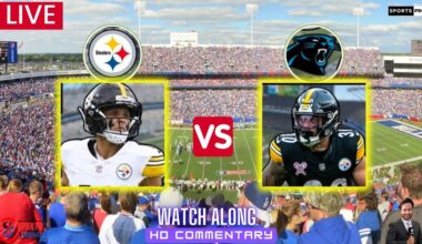 Steelers vs Panthers | Pre Season | Carolina Panthers vs Pittsburgh Steelers Live Watch Along